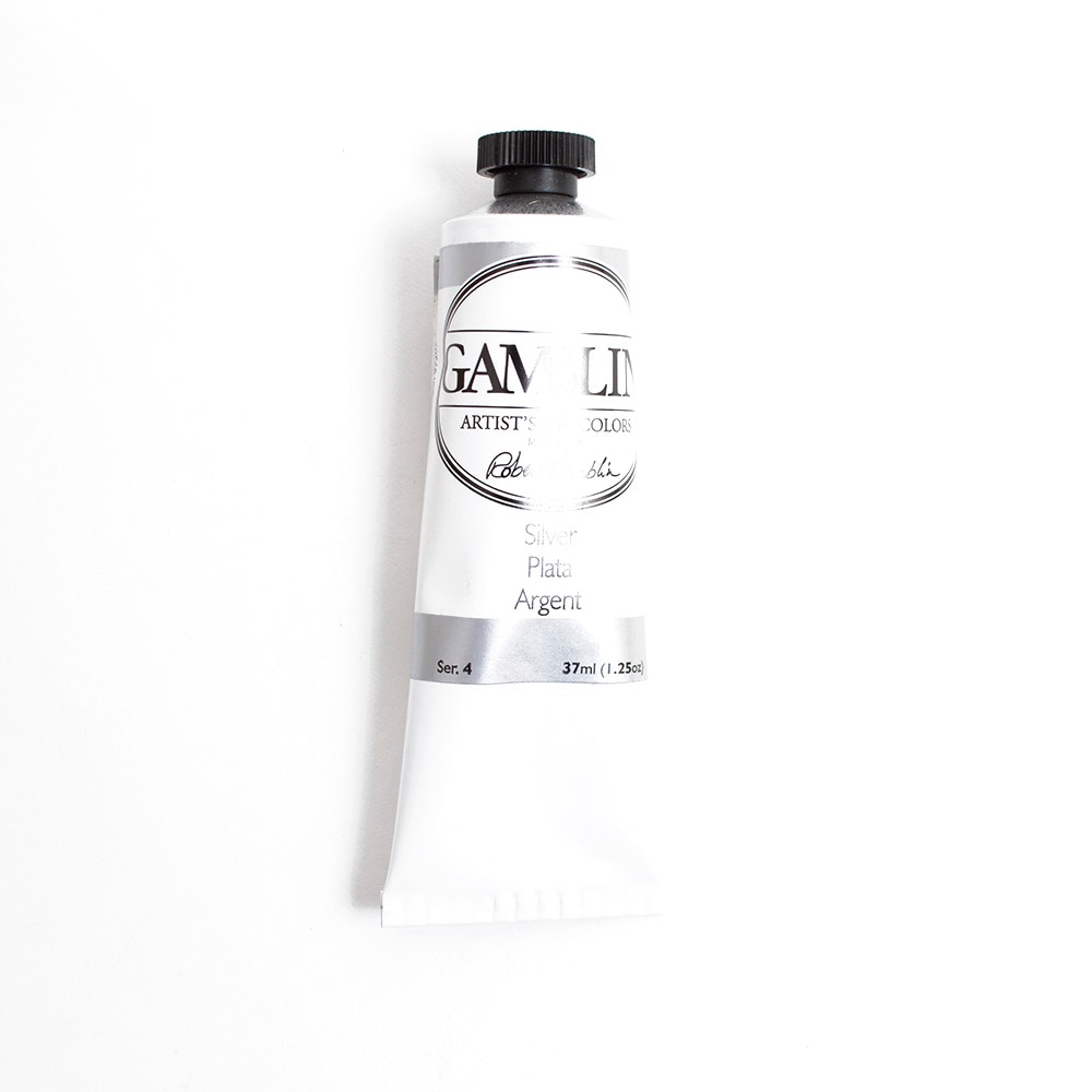 Gamblin, Oil, Art & School, Artist Grade, Paint, 37ml, 45670, Silver
